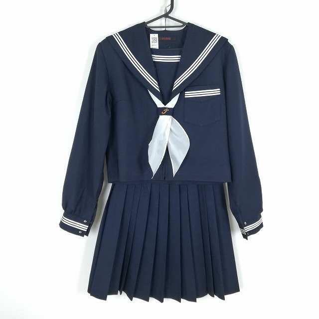 新品】 レプリカ 白百合女子高校 夏長袖セーラー服セット(本格的)185cm
