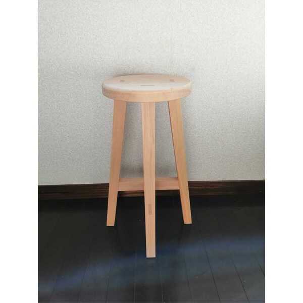 木製スツール 高さ75cm 丸椅子 stool