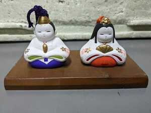 Art hand Auction Made by Yakushi Kiln Earthen bell Hina doll Local toy Earthen doll Nara Ittobori Nara Dairi Hina Kodo Old, doll, character doll, Japanese doll, others