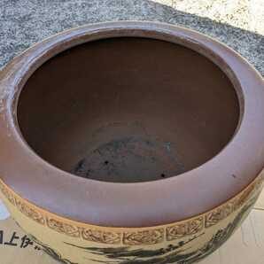 火鉢 中国 古い  直径40センチ 高さ28センチ 植木鉢  の画像7