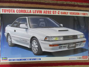 ハセガワ 1/24 トヨタ カローラ レビン AE92 GT-Z 前期型 EARLY VERSION CAROLLA LEVIN 1987 TOYOTA