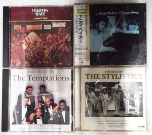 中古 CD 洋楽【4タイトル： R&B - ソウル セット】The Temptations　アニタ・ベイカー　他