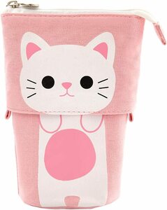  lovely pen case pen sack writing brush sack writing brush box storage bag make-up pouch pink 