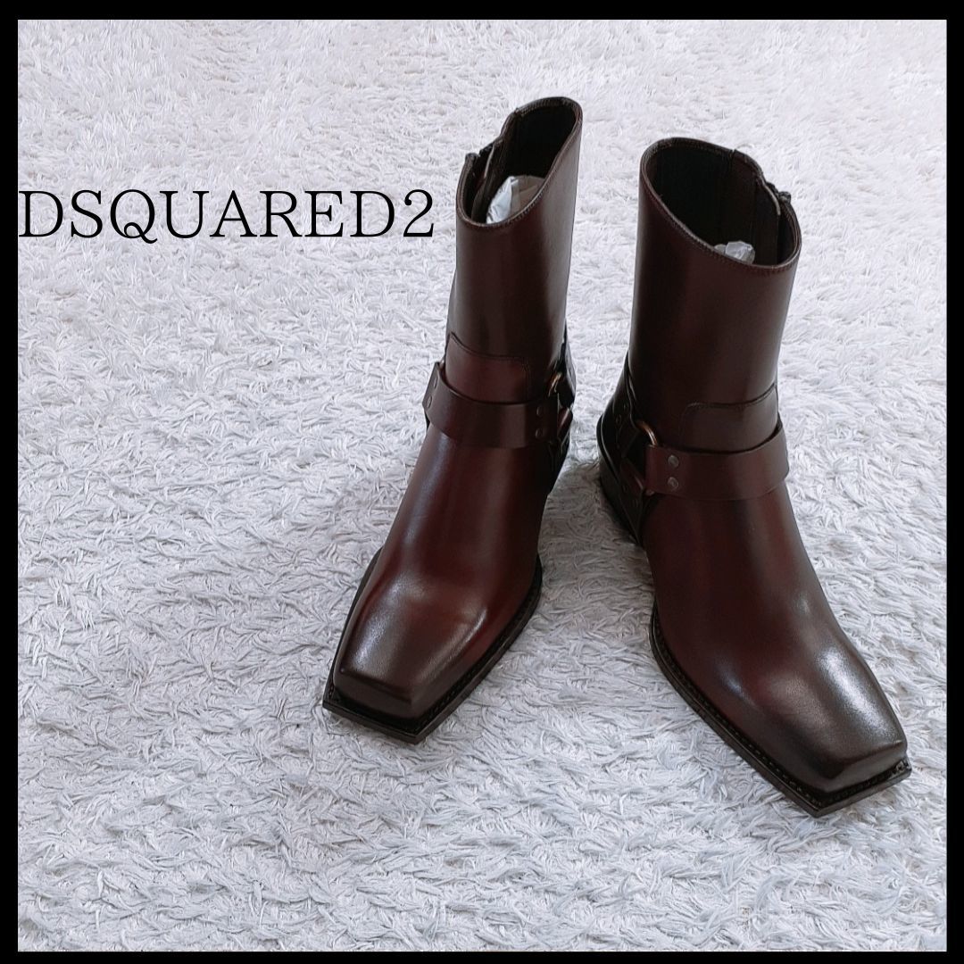 美品 DSQUARED2 ディースクエアード ブーツ USED加工 38 ブーツ 靴