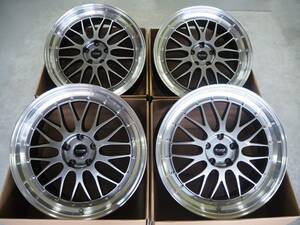 深リム 人気のメッシュ ビックキャリパー対応 20inch 8.5J+35 5H114.3 levanna V10-EX 245/30R20 クラウン マークX カムリ