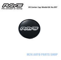 レイズ センターキャップ RAYS No.097 VR Center Cap Model-06 BK SL 4枚_画像1