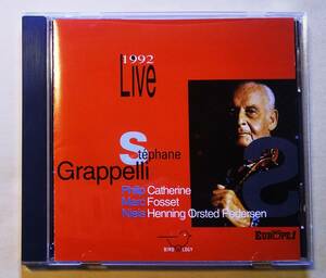 ♪即決/ステファン・グラッペリ(Stephane Grappelli)ライヴ1992(Live1992)