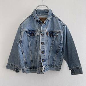 80s Levi's Levi's Denim jacket little Levi's 74027 USA made 6 number orange tab