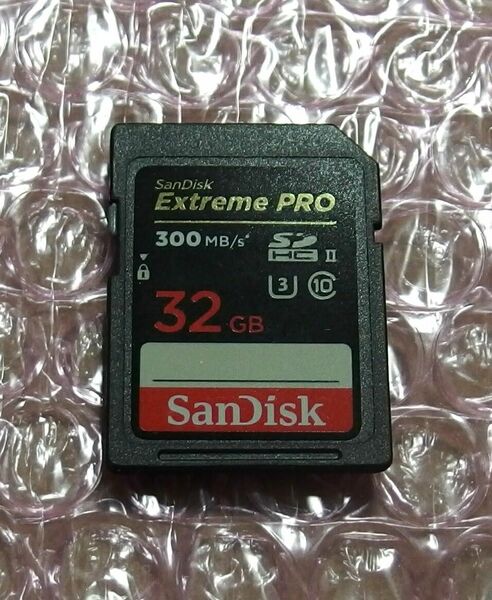 SanDisk Extreme PRO SDカード 32GB UHS-Ⅱ SDHC