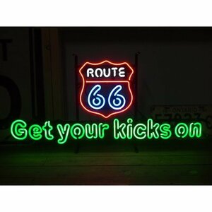 新品　ROUTE66 ルート６６　ネオンライト　NEON LIGHT アメリカ　USA 世田谷ベース　インテリア　店舗什器　照明　アリゾナ