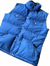 ●●vintage 1970's THE NORTH FACE ノースフェイス 茶タグ ダウンベスト xs 紺 NAVY ネービー●●_画像3