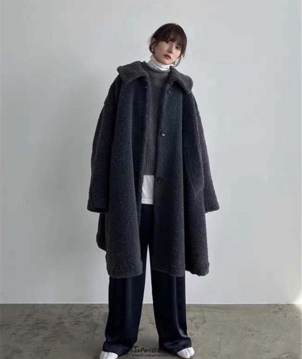 CLANE VOLUME FLARE BOA COAT グレー|PayPayフリマ