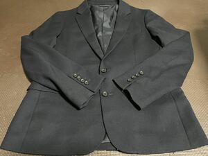 美品WOOL MARK BLEND濃紺ジャケット　サイズ165