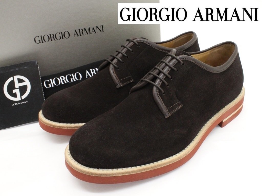 【新品未使用】GIORGIO ARMANI メンズシューズ ドレス/ビジネス 靴 メンズ 安い 価格