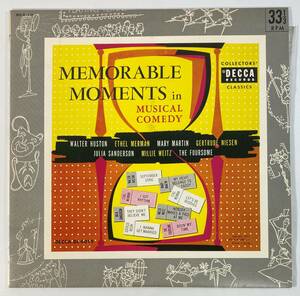 Memorable Moments in Musical Comedy /Walter Huston,Ethel Merman,Mary Martin,etc. 国内盤 '10 VI MCX-13 Promo