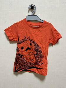 UNIQLO ユニクロ　半袖Tシャツ キッズ　オレンジ　妖怪ウォッチ　100サイズ