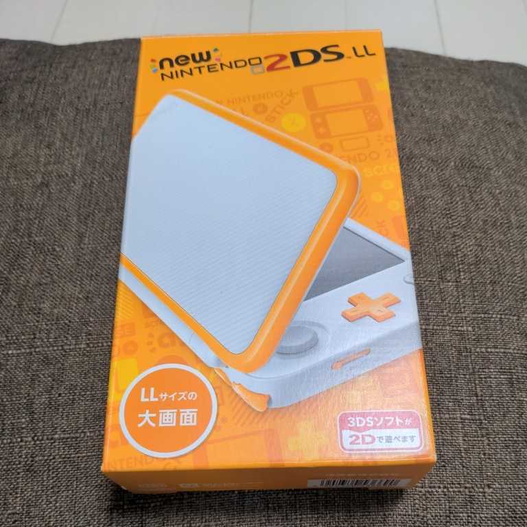 Newニンテンドー2DS LL ホワイト×オレンジ 新品未使用 携帯用ゲーム ...