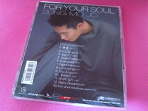 K-POP♪ チョ・ソンモ JO SUNG MO 2集「For Your Soul」韓国盤CD 廃盤！希少品！美品！_画像3