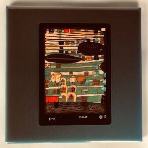 フンデルトヴァッサー 絵画 タイル 壁掛け オブジェ オランダ製 1点物 20cm x 20cm 『絶対ご満足頂けます』