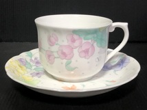 極美品 Valentino garavani Sango Magna バレンチノ カップ&ソーサー 花柄 茶器_画像1