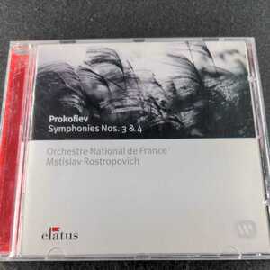 5-134【輸入】Prokofiev: Symphonies No.3&4 Sergey Prokofiev