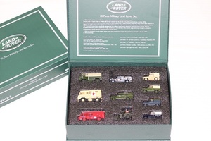 Land Rover 1/76 Scale Army Special Model Set 10 LR Mini Car Set DA1526