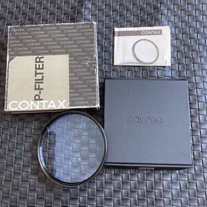 【新品未使用品・送料無料】コンタックス　純正［ CONTAX 82mm P-Filter ］ 保護フィルター（使用説明書・専用ケース・元箱付）