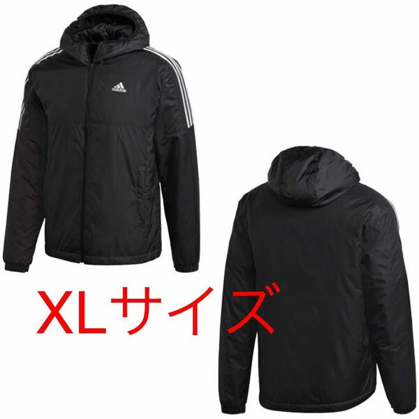 新品 adidas XL メンズ 中綿ジャケット ジャケット IZG09 GH4601 フルジップ ハイネック アディダス 送料無料 送料込