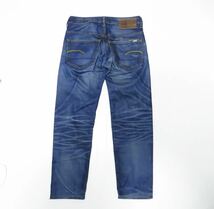 【アパレル】☆良品☆ G-STAR RAW ジースターロゥ 3301 デニム 29/32 パンツ テーパード ジーンズ Gパン ボトムス 長ズボン メンズ 青_画像4