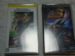[Используется] PSP Soft Monster Hunter 2G &amp; 3 -й и Monhan 2ndg 2 Set Monhan 3