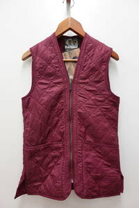 34W tag attaching dead stock Bab a-Barbour lining fleece quilting the best [EX S size ]