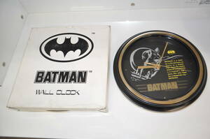 K◎レア希少品!!BATMAN バットマン WALLCLOCK ウォールクロック 1989 未使用長期保管品 現状品③