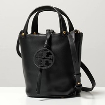 【新品未使用】トリーバーチ MILLER MINI BUCKET BAG 黒色_画像3