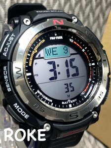 新品 国内正規品 カシオ CASIO プロトレック PRO TREK メンズ 男性 10気圧防水 電波 ソーラー デジタル 多機能腕時計 フルオートカレンダー