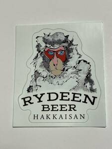 非売品ノベルティ RYDEEN BEER HAKKAISAN ステッカー シール MacBook シール