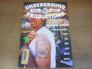 2302MK●スウェーデン洋雑誌「UNDERGROUND PRODUCTIONS」21/2002●グラフィティーアート/ストリートアート