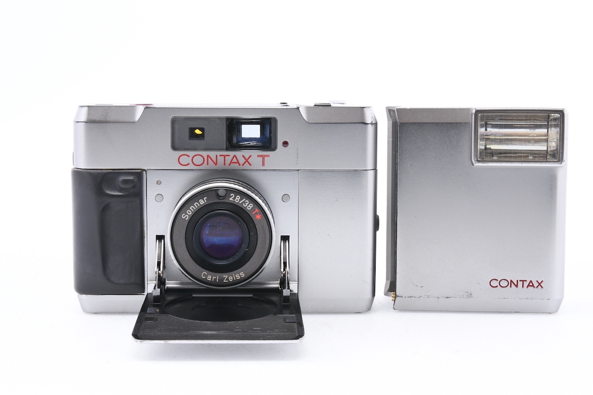 超特価】 + T初代 Contax 純正ストロボ AUTO T14 フィルムカメラ