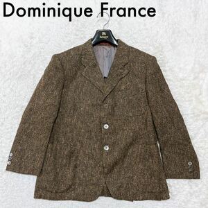 Dominique France ドミニクフランス テーラードジャケット ツイード メンズ 3B ファイブスター O122214-127