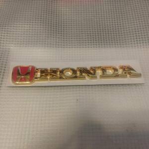 HONDA emblem Gold width 12cm× length 2cm