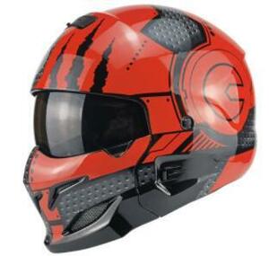 ハーフヘルメット フェイスヘルメットオートバイバイクヘルメット レーシング組立式顎部分着脱できる