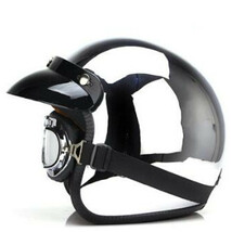 マスク、付き～！ハーフヘルメットバイクヘルメットハーフハーレーヘルメット 新品おしゃれ 男女兼用_画像4