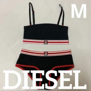  refined design DIESEL ① sports bra ② shorts 2 point set black M A09503 0PCAC A03886 0PCAC new model 