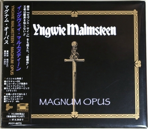 * wing vei* maru ms tea nYngwie Malmsteen Magnum * Opus Magnum Opus the first times limitation BOX case attaching pick attaching Japanese record obi attaching 