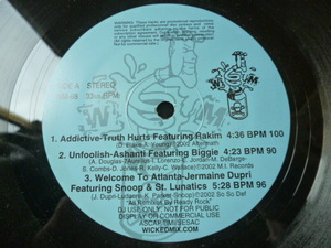 Jermaine Dupri ft. Snoop & St Lutiatics / Welcome To Atlanta オリジナル超えの激アツ Wicked Mix 12 Ashanti / Unfoolish 収録 試聴