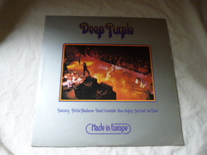 Deep Purple / Made In Europe ライナー付属 名盤 LP Burn / Mistreated / Lady Double Dealer / You Fool No More / Stormbringer 収録