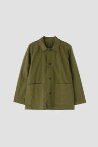 2022AW MARGARET HOWELL COMPACT COTTON HEMP マーガレットハウエル MHL ミリタリージャケット エムエイチエル 美品 ブルゾン