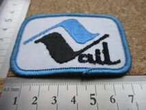 80s ベール・スキー・リゾートVail Ski Resort 観光地ビンテージ刺繍ワッペン パッチ /Voyager 旅行PATCH観光 土産 USAコロラド D7_画像10