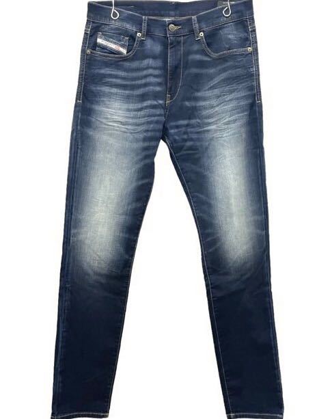 新品【 DIESEL 】ブークレ×デニム 前後切り替え変形パンツ 日本超高