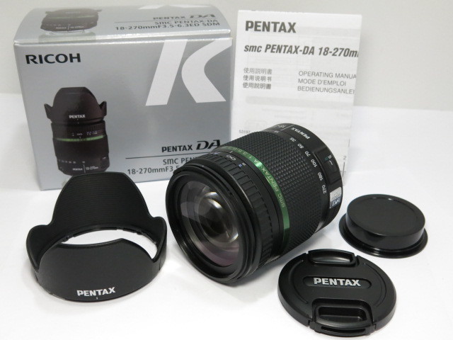未使用 PENTAX DA 18-270mm 3.5-6.3ED SDM リコー | veranstaltungen