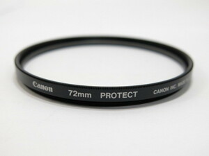 【 美品 】Canon 純正 72mm PROTECT 純正 保護 フィルター キヤノン [管ET432]